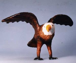 Leather Eagle Statue