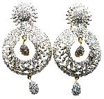 Designer Inspired American Diamond Earrings
