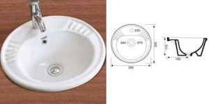 Round Oval Basin