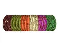 colourful metal bangles