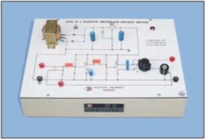 Study of a Transistor Amplifier (RC Coupled) Cum Feed-Back Amplifier