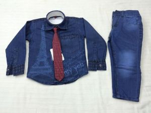 DENIM FULL BOYS SUIT