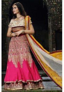 georgette lehenga