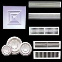 Grill Damper, Damper, Diffusers