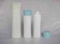 plastic shampoo bottles