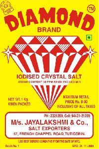 Diamond Iodised Crystal Salt 1 Kg