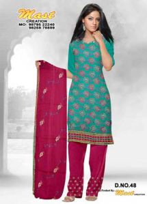 Embroidered Salwar Kameez Fabric