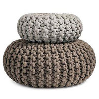 Nodrics Knitted Pouf