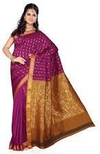 poly silk saree