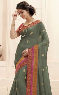 Sbw9129-Mn Subhash Tumhari Sulu Designer Beige Georgette Saree