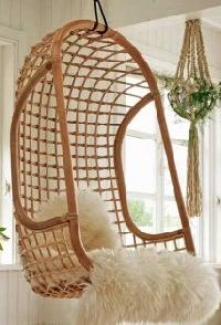 Solid Cane Hanging Chair