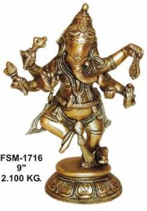 Brass Ganesha Statue