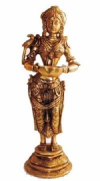 Brass Laxmi Statue