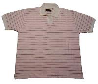 Striped Polo T Shirt