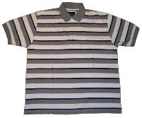 Striped Polo T Shirt