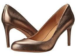 bronze pumps