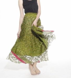 Silk Magic Long Skirt