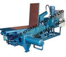 Jumbo paper baling press machine