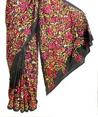 tasar kantha stitch sarees