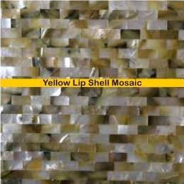 Yellow Lip Shell Mosaic Stones