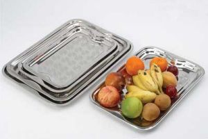 Stainless Steel Dollar Tray