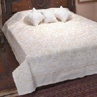 Chikan Embroidered Bed Sheets