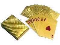gold foil playing cards