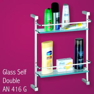 stainless steel glass shelves