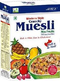 Western style Crunchy Museli-Mix fruits