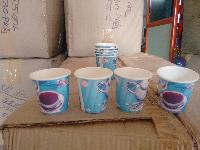 multi coloured paper cups