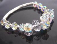 crystal beaded bangles