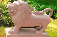Lion Stone Statue