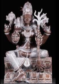 Black Marble Lord Kamatchi Statue