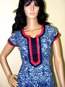 Blue Printed Kurti