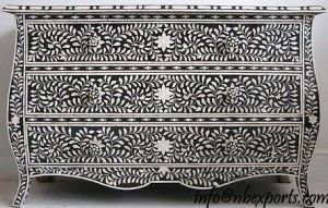 Bone Inlay Chest Drawer (NB-CHD-104)