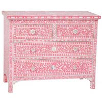 mop inlay chest drawers