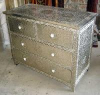 White Metal Chest Drawer