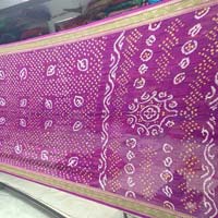 Bandhani Sarees Pink