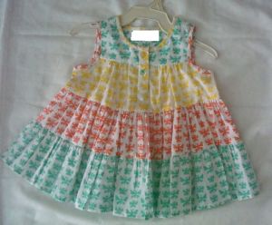 Girls Gathered Dress