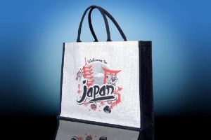 Jute Printed Shopping Bag(Ch-66)