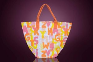 Jute Printed Shopping Bags(CH-114)