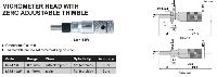 Insize Micrometer Head With Zero Adjustable Thimble