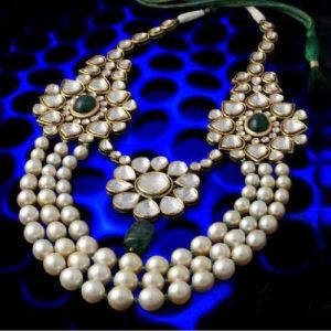 Polki & Pearl Necklace