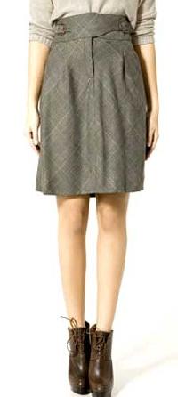 Gray Short Skirt