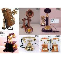 Brass & Wooden Telephone