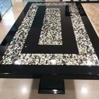 Mother of Pearl and Semi Precious Stone Table Top 09