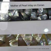 Mother of Pearl Inlay On Corian & Veneer 09