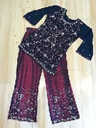 beaded salwar kameez