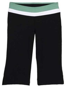 Ladies Black Capri