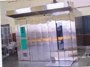 four trolley rotary rack oven